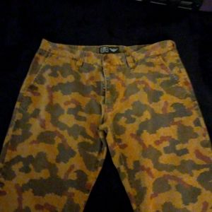 Nike Burgundy Army fatigue Chinos sz 34